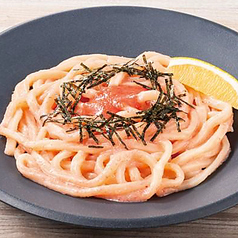 明太クリームうどん