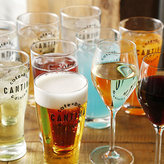 ビールやカクテルはもちろんノンアルコールも♪