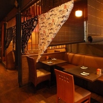 お二人様用半個室で、家飲み気分♪