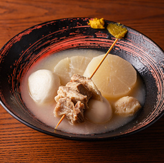 ～醤油を使わない【鯛だし塩おでん】～　盛り合わせ