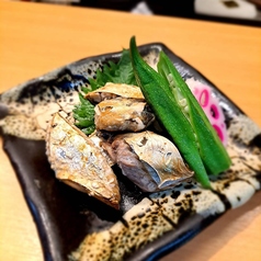 カツオの腹皮焼き