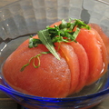 料理メニュー写真 冷やし出汁トマト