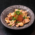 料理メニュー写真 カリカリ鶏皮ポン酢