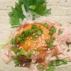 鶏刺しユッケ