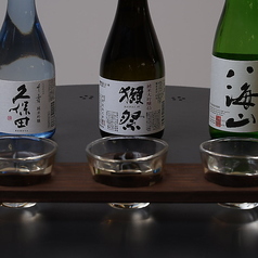 日本酒3種　のみくらべ