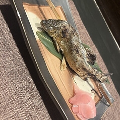 鮎塩焼き