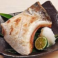 ブリカマの塩焼き