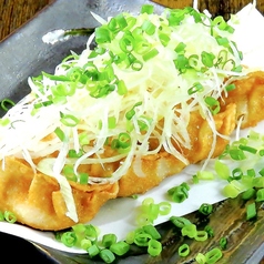 ネギまみれ揚げ餃子