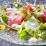 県産魚などを使用した季節の前菜