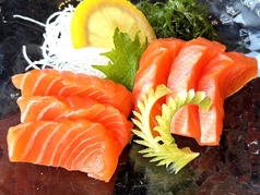 サーモン刺身