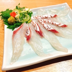鯛の薄造り