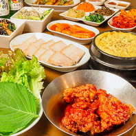 定番韓国料理が100種類以上