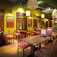 ベトナムに来たかのようなエスニックな空間を再現♪