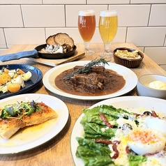 ふたこビール醸造所のコース写真