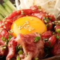 料理メニュー写真 特選桜肉のユッケ