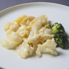 アオリイカと野菜の塩味炒め