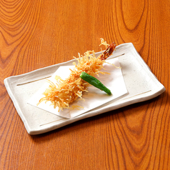 大海老の蓑笠(みのかさ)揚げ