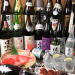 プレミアム飲み放題は、銘柄焼酎、静岡の地酒が＋５００円で楽しめます。　平日はクーポンで更にお得