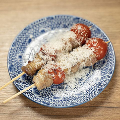 羊バラ肉と野菜の串 各1本