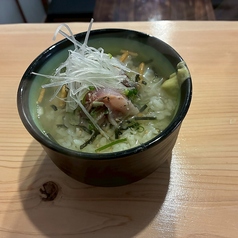 鯵出汁香るお茶漬け