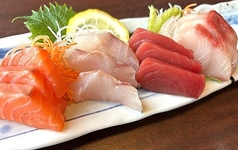 本日の良いところ 刺身盛合せ