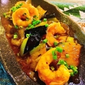 料理メニュー写真 海老と茄子のスパイスチリ