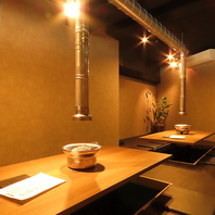 掘りごたつ半個室席もご用意♪