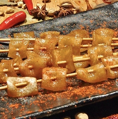 豚の皮串