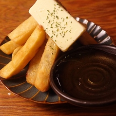 さつまいもスティックバターとはちみつ