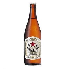 サッポロラガービール赤星(中瓶)