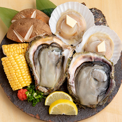 <7月の逸品>夏の浜焼きセット(岩ガキ入り)