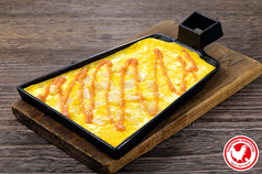 鉄板もちポテ玉子 (明太)