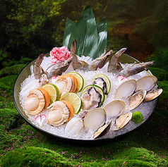 海鮮盛り合わせミルク貝