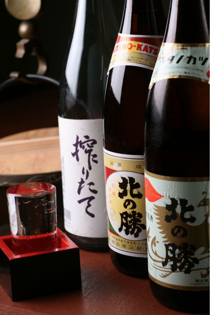 【豊富な地酒】お酒好きにたまらない！地酒付き飲み放題もできます！北の勝！八海山！久保田！〆張鶴