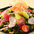 料理メニュー写真&nbsp;彩り野菜の海鮮サラダ