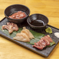 料理メニュー写真&nbsp;tori刺し盛合せ