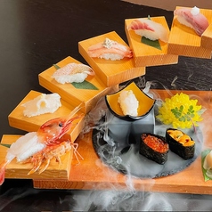 【お寿司盛り合わせ 階段盛り】特上にぎり寿司10貫