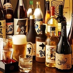 豊富な種類の飲み放題をご用意！