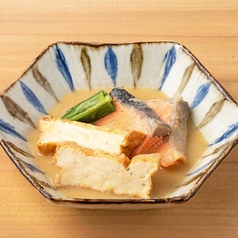 銀鮭と厚揚げのたいたん