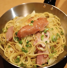 まるごと明太子のペペロンチーノ