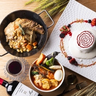 北海道産の新鮮な食材をふんだんに