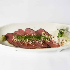 ロースト牛タンの和風カルパッチョ