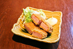 厚切りハムカツ