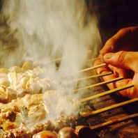 備長炭で焼き上げる絶品本格串焼き