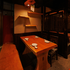 赤坂での接待やデートなど大切なシーンに最適です。プライベートな空間でお寛ぎください。