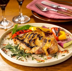 薪火焼き鶏もも 香草仕上げ