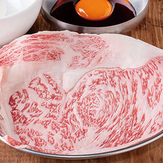 山形牛リブロースの焼きすき 1枚