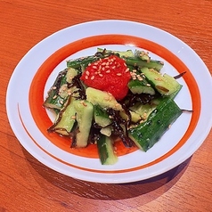 明太子ときゅうりの昆布和え