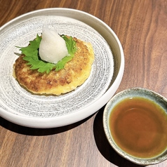 京豆富と鹿肉のハンバーグ