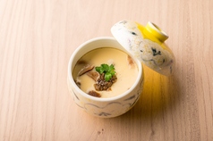 お出汁とポルチーニの茶碗蒸し